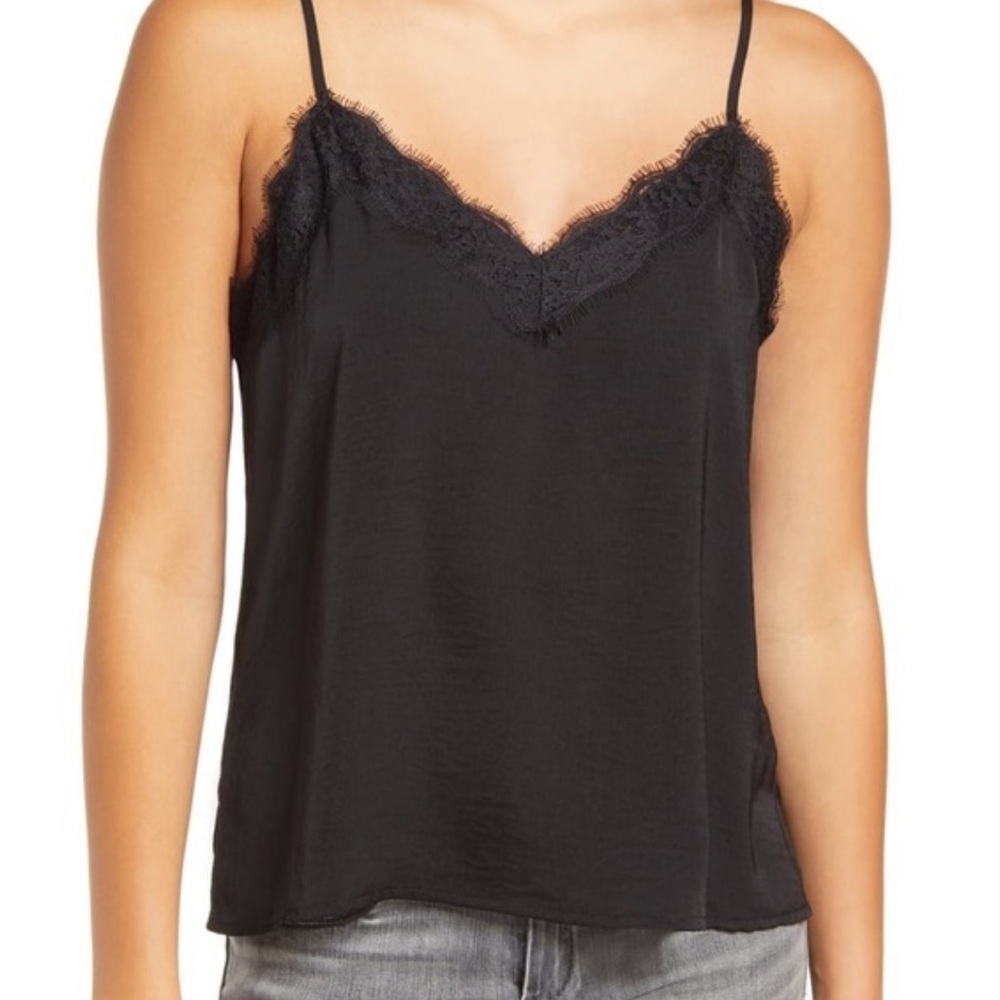 BP lace trimmed cami tank